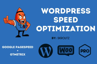 speed up wordpress website for google pagespeed insights