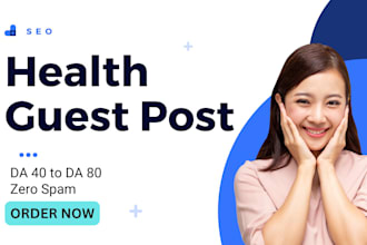 write and publish health guest post on high da health and fitness websites