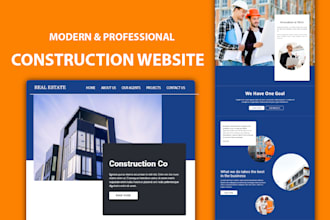 do construction website, architecture, wordpress website