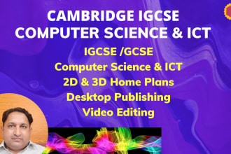 teach igcse gcse computer science ict  and assignments also