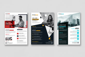 design professional flyer, brochure for your business