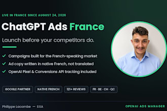 launch your chatgpt ads campaign on openai ads manager for france