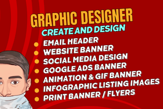 design google display ads shopify website banner digital brochure flyer poster