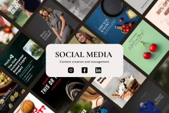 be your social media content creator and manager