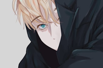 draw your character in manhwa or manga or my style
