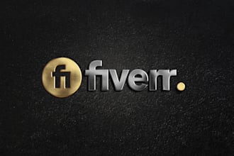 replicate your logo in realistic metal or gold