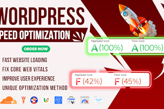 increase website speed and fix wordpress website issues