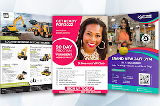 create a professional business flyer design