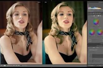 do colour grding in photos