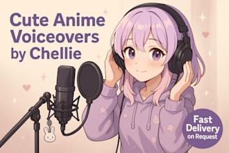 say anything in a cute anime girl voice