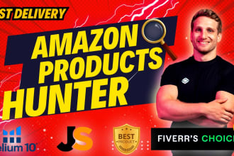 expert in researching products products for sales on amazon
