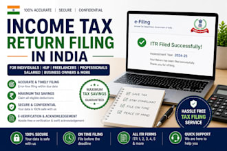 do income tax return filing and gst return filing in india