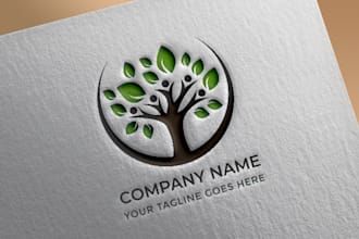 design a beautiful natural minimalist creative logo for your brand