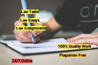 write law tasks for you