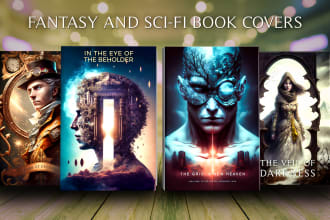 create your fantasy, horror, science fiction book cover