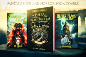 create your fantasy, horror, science fiction book cover