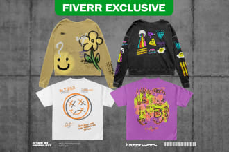 create grunge, sketch, scribble, urban design for streetwear