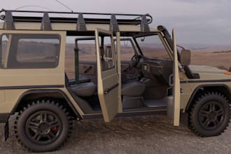 create realistic 3d cars, bikes, trucks and atvs