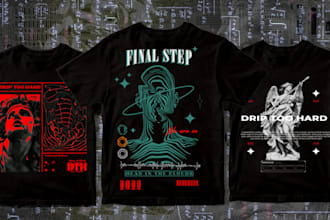 design urban brutalist style streetwear for your brand