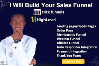 design clone clickfunnels sales funnel landing page