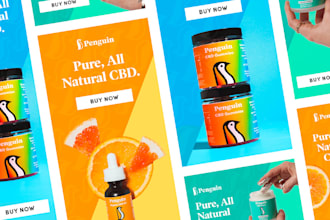 design a set of display ads