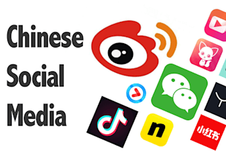 create chinese tiktok, douyin, lrb or little red book post for you
