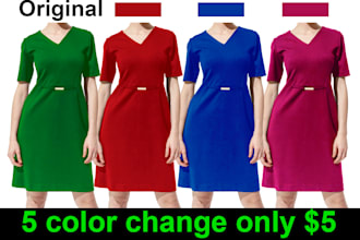do color change of anything very fast in photoshop