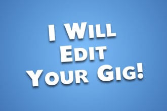 optimize your gig description