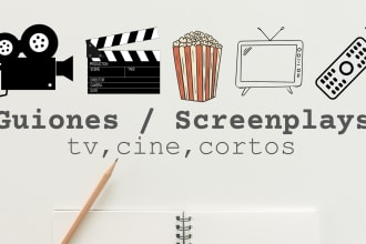 write screenplays for shorts, animation, movies and series
