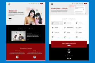 create a stunning trivia quiz and lms website