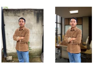 remove the background image with white or transparent color or replace th