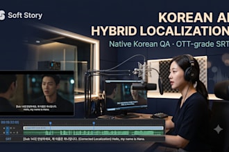 translate and dub your video into korean with hybrid ai localization