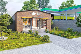 do high quality  renders with sketchup , lumion
