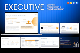 design mckinsey style corporate executive presentation