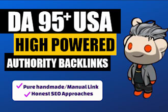 do high authority da95 USA SEO dofollow backlinks link building