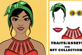 create characters for 1k 5k 10k nft art collection