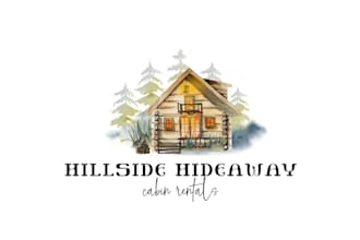 do cottage vacation rental logo design