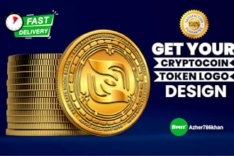 design best crypto coin and cryptocurrency logo