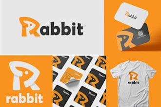create trendy logo, full branding package and style guide