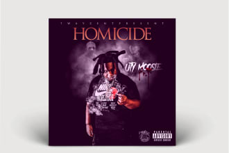 create a fantastic hiphop rockrap coverart album art artwork album mixtape cover