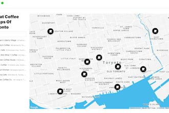 create a responsive interactive map for your website app