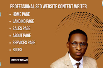 be your website SEO content writer, website content writer