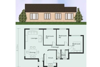 draw 2d floor plan, tiny house, architectural floor plan