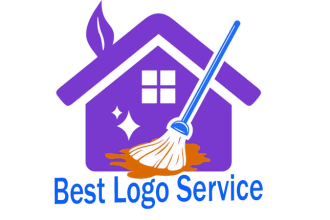 make luxury home clean business logo design for you