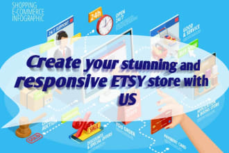 boost your online sales, etsy and shopify store setup and marketing optimization