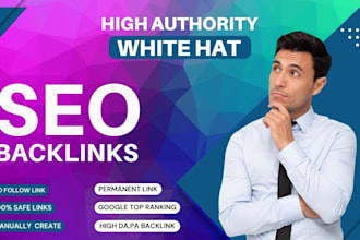 complete white hat seo link building manually