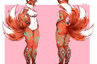 draw your pet or furry in cartoon style