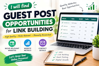 find high quality saas b2b guest post opportunities for link building