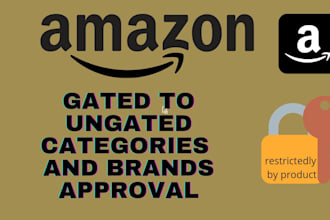 do gated to ungated categories amazon and brands approval