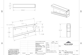 develop technical drawings and svg or dxf files for fabrication